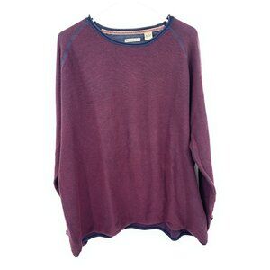 Carbon 2 Cobalt Sweater Men's Red‎ Knit Pullover Cotton Size XL